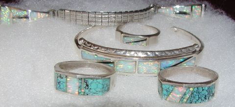  silver and turquoise navajo jewelry